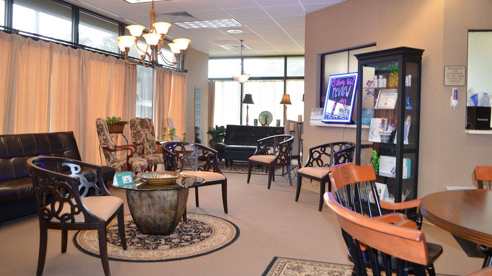 Columbus Plastic Surgery reception area